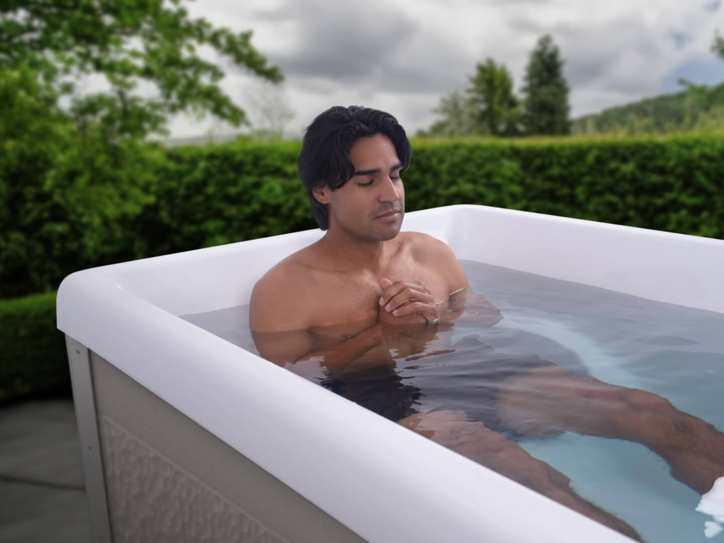 Routine de plongée froide dans la caldeiraold Plunge E-Spot Routine