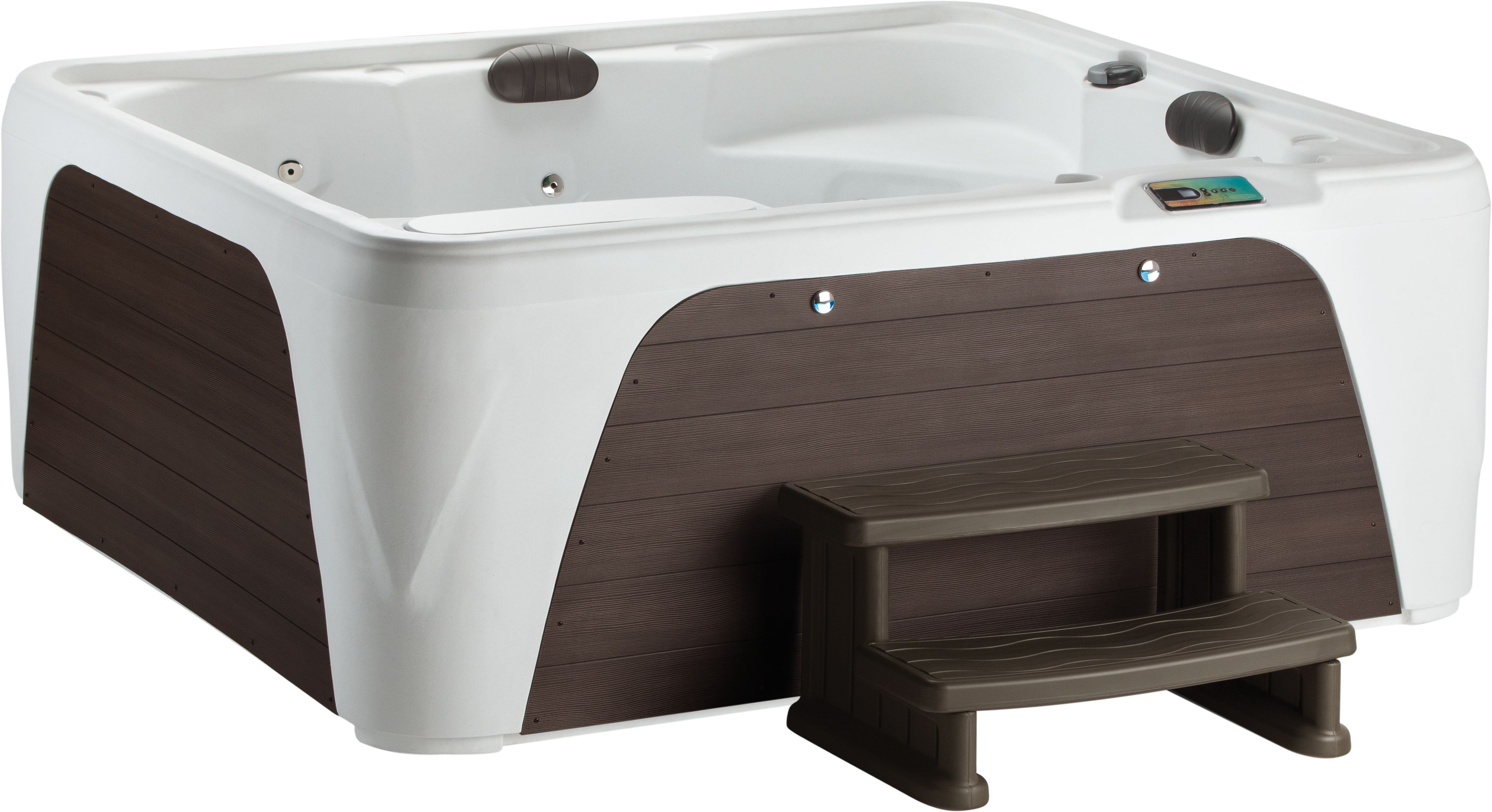 Blanc arctique - Marron